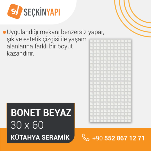 Bonet Beyaz 30×60