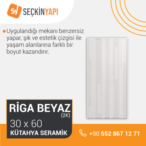 Riga Beyaz 2K 30×60