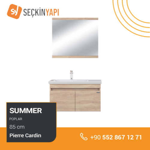 Pierre Cardin Summer 85 cm Banyo Dolabı