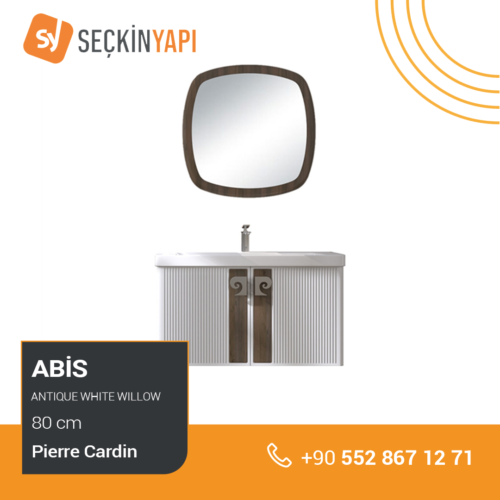 Pierre Cardin Abis 80 cm Banyo Dolabı
