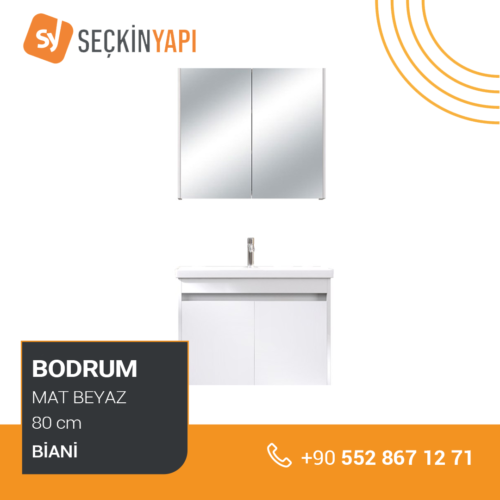 Biani Bodrum 80 cm Banyo Dolabı
