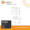 Biani Fethiye 80 cm Banyo Dolabı