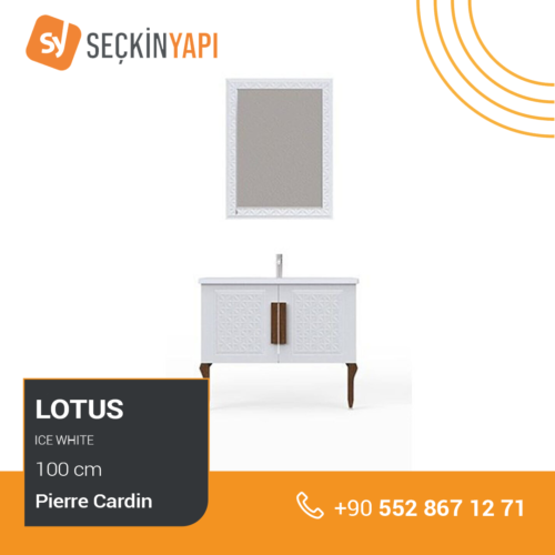 Pierre Cardin Lotus 100 cm Banyo Dolabı