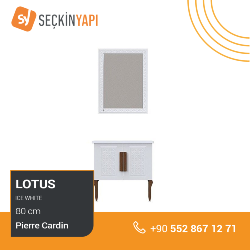 Pierre Cardin Lotus 80 cm Banyo Dolabı