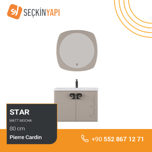 Pierre Cardin Star 80 cm Banyo Dolabı