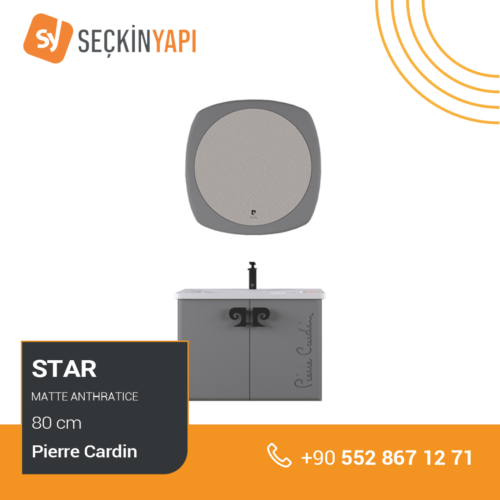 Pierre Cardin Star 80 cm Banyo Dolabı