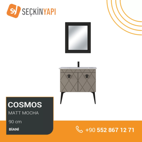Biani Cosmos 90 cm Banyo Dolabı