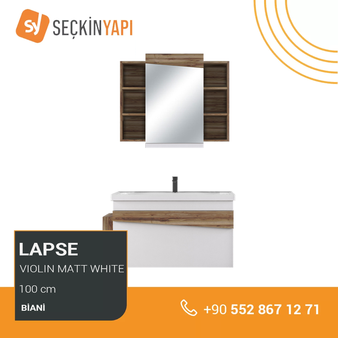 lapse-violin-matt-white-100cm