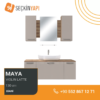 Biani Maya 130 cm Banyo Dolabı