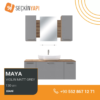 Biani Maya 130 cm Banyo Dolabı