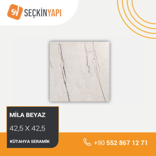 Mila Beyaz 42,5×42,5